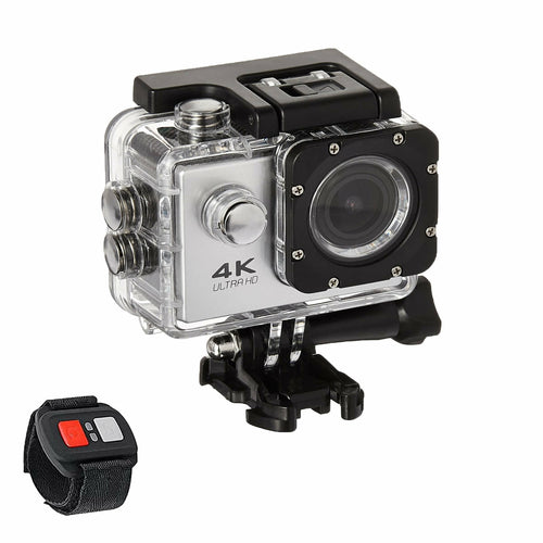 4K Waterproof Action Camera with WiFi & Remote