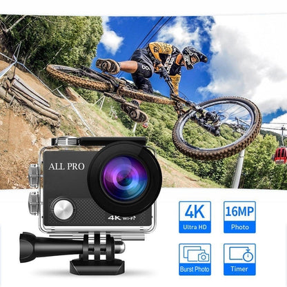 4K Waterproof Action Camera with WiFi & Remote