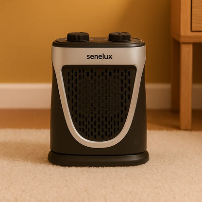 1500W Portable Ceramic Heater with Thermostat