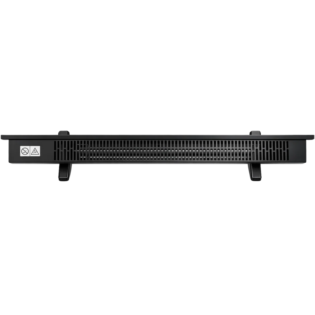 Senelux Black Glass Panel Heater with WiFi