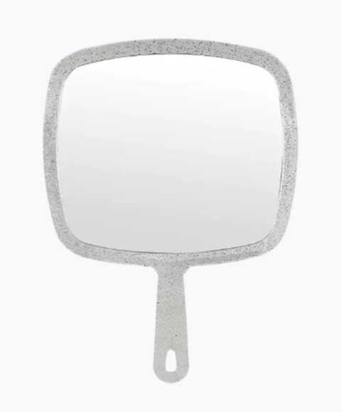 KODO Professional Glitter Hand Mirror – White