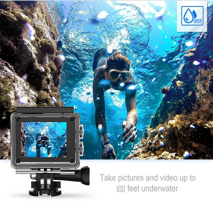 4K Waterproof Action Camera with WiFi & Remote