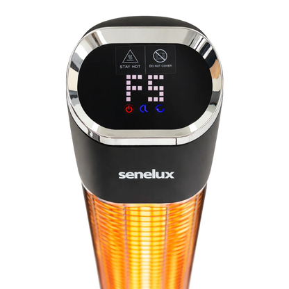 Senelux Oscillating Infrared Patio Heater with Remote