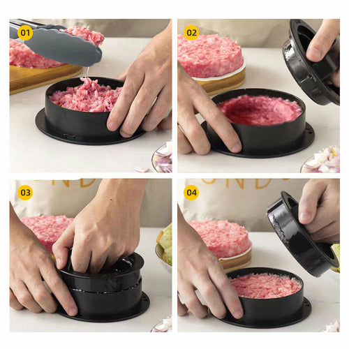 3-in-1 Burger Press & Patty Maker