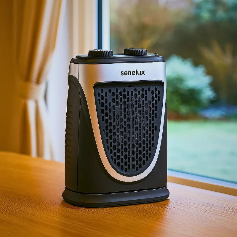 1500W Portable Ceramic Heater with Thermostat