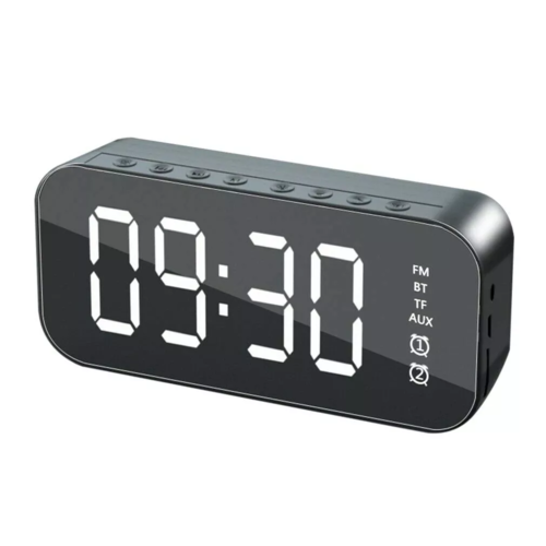 LED Alarm Clock with Bluetooth Speaker & FM Radio