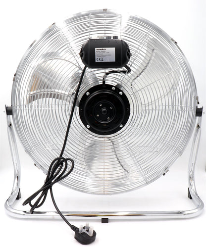 Senelux 20" Chrome Floor Fan (Refurbished)