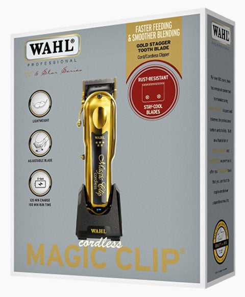 Wahl 5 Star Cordless Magic Clip – Gold